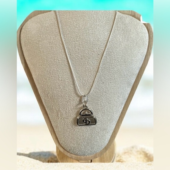 christian dior Jewelry - Dior Silver Handbag Charm Necklace